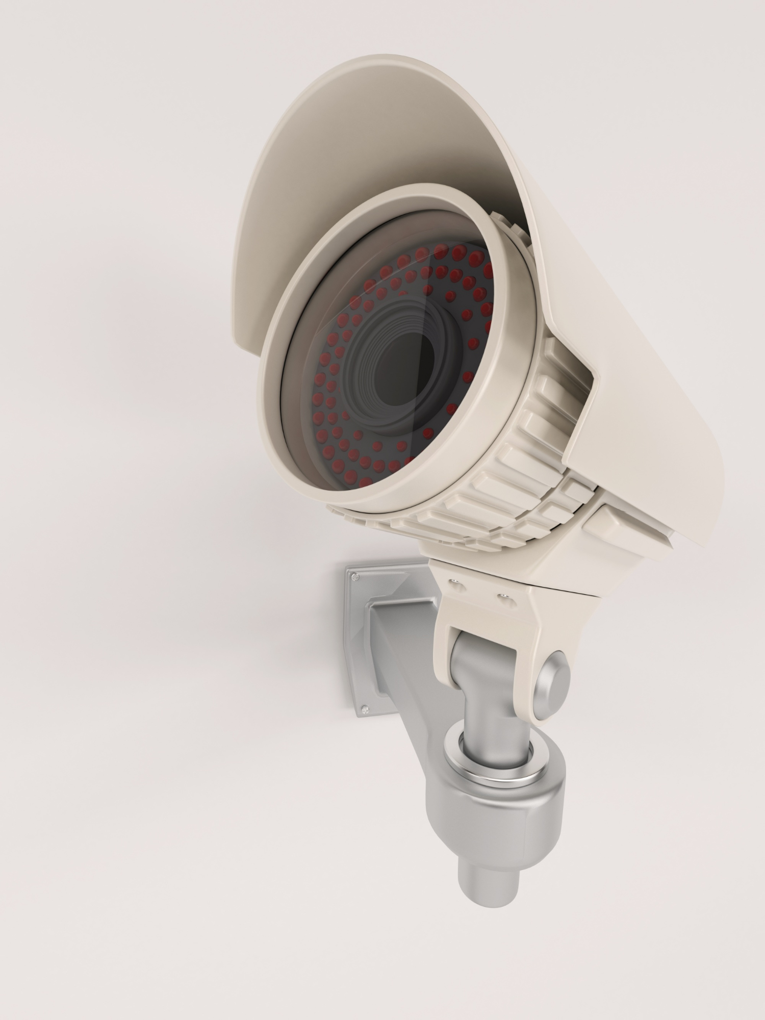 close-up-surveillance-camera-wall