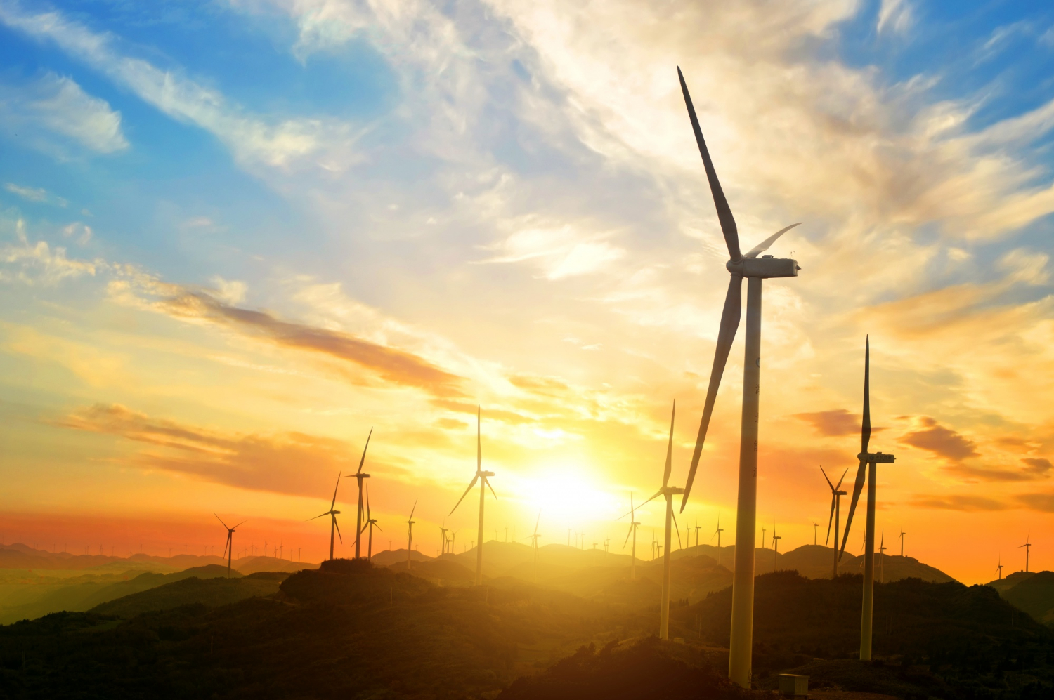 sunny-landscape-with-windmills